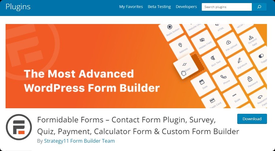 best free WordPress form builder plugin.