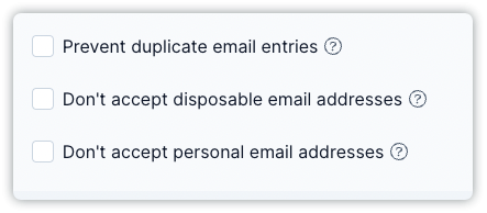 duplicate email entries involve.me.