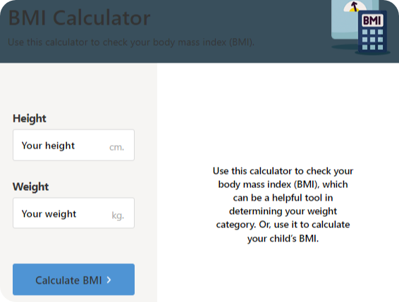 BMI Calculator.