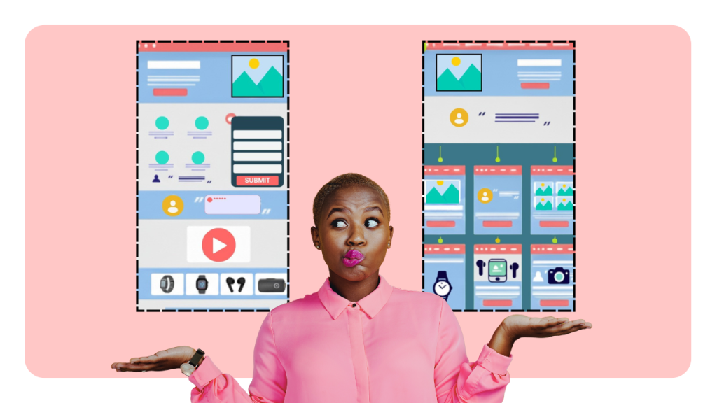 Landing Page vs. Microsite.