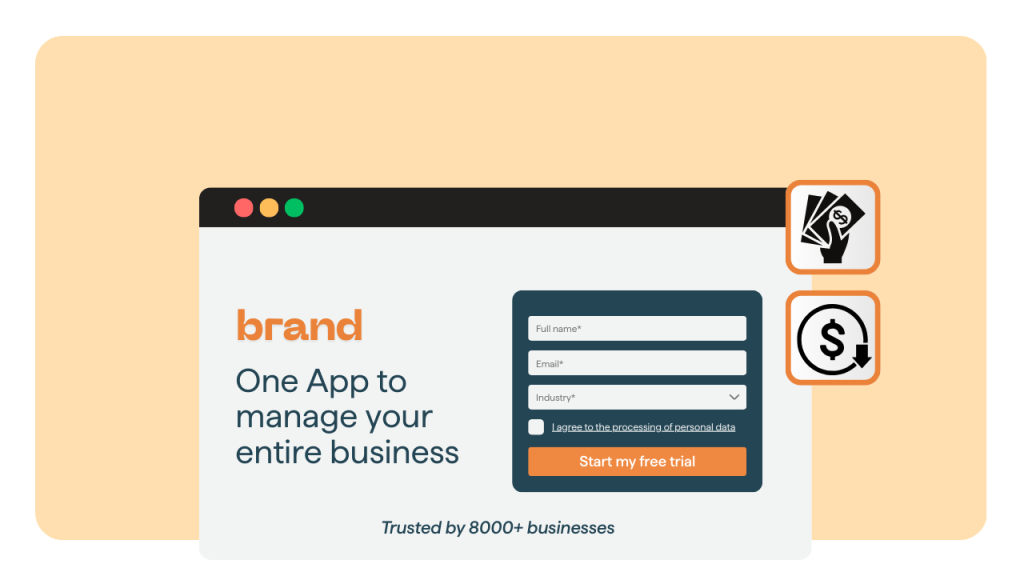 Cost of a Landing Page.