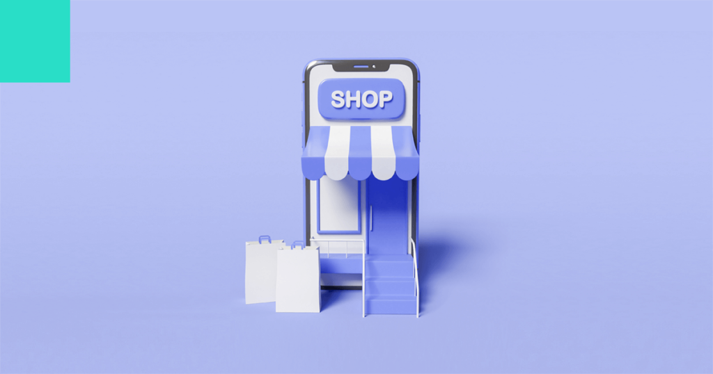 shop illustration.