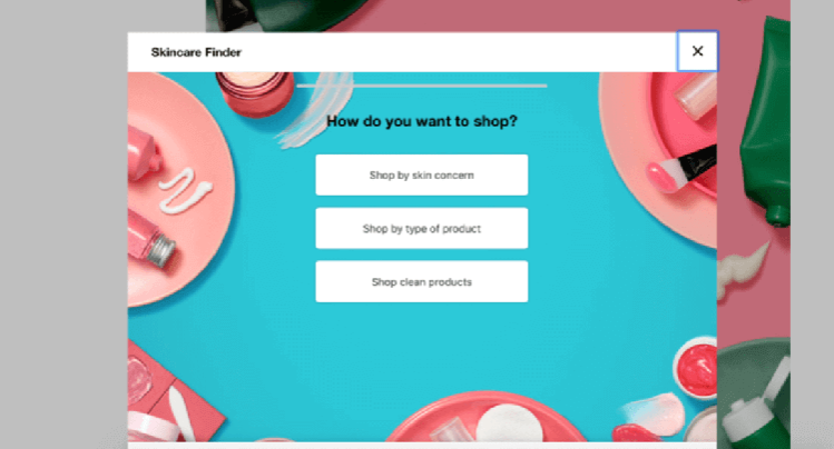 shoppable quiz examples.