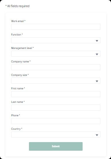 Examples of Outstanding "Contact Us" Forms.