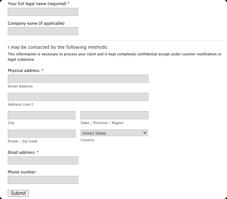 Examples of Outstanding "Contact Us" Forms.