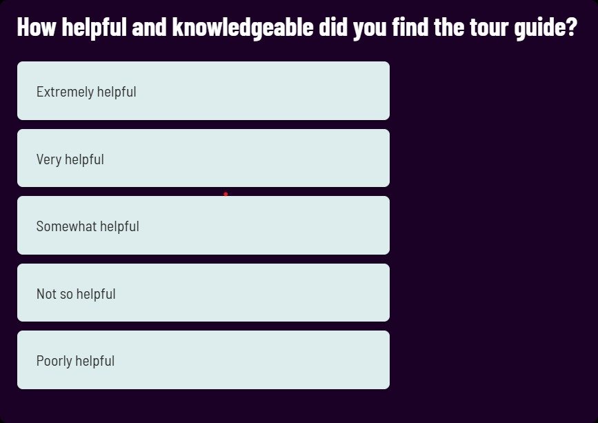 Customer Service Survey Question Examples.