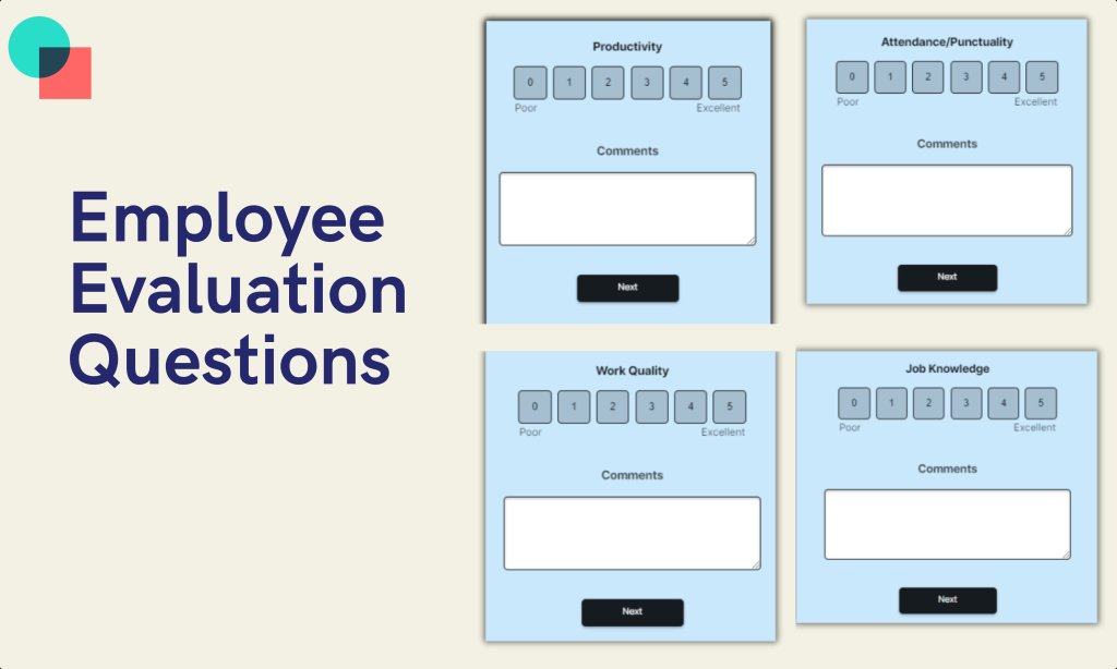 Employee Evaluation Forms.