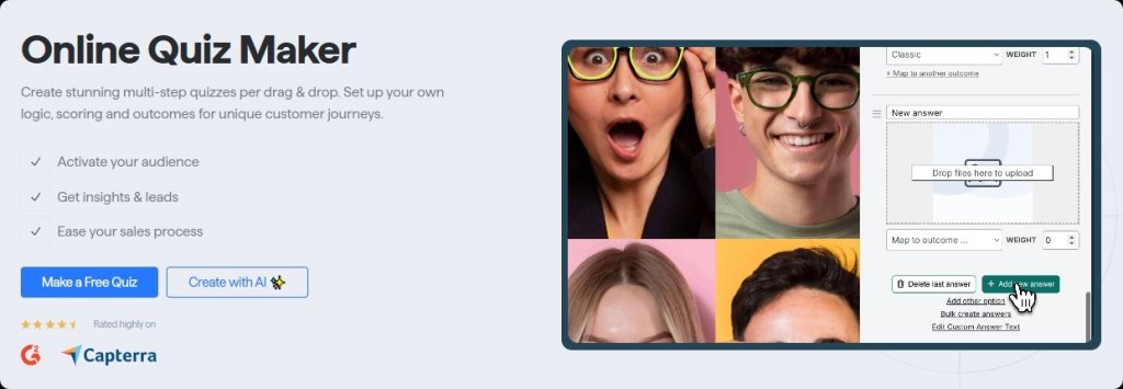 how to make an online quiz.