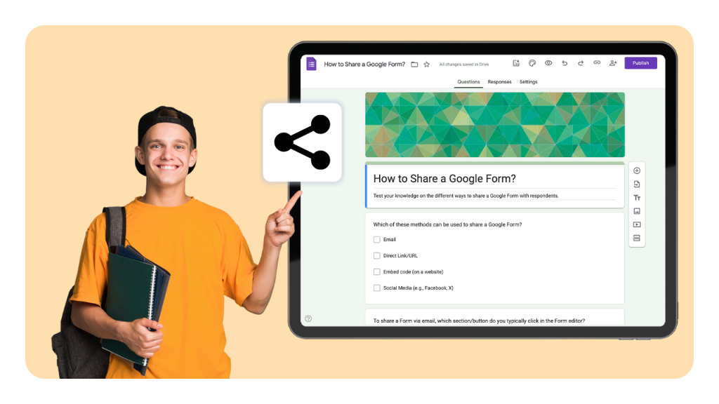 how to share a Google Form.