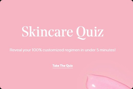 skincare quiz.