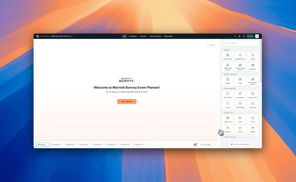 ai form generator example.