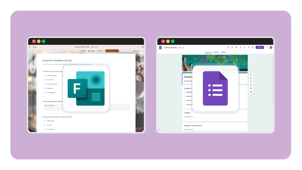 microsoft forms vs google forms.