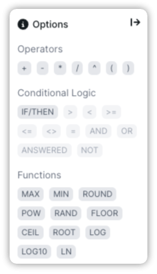 formula builder functions involve.me.