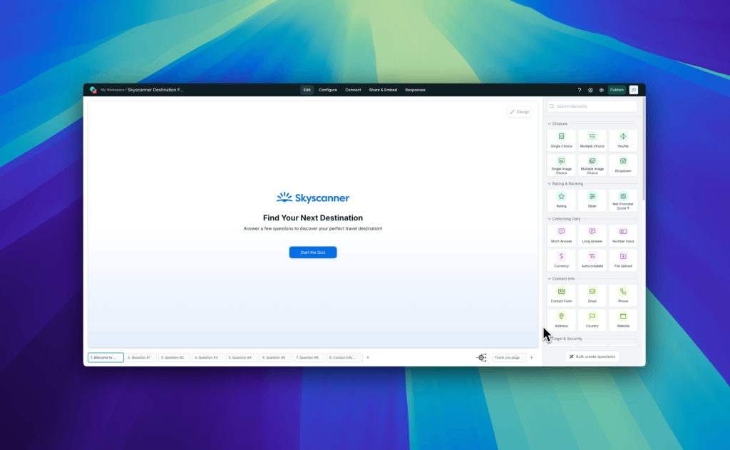 ai quiz maker screencast.
