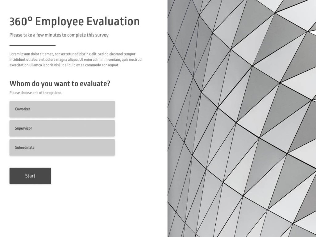 employee evaluation template.