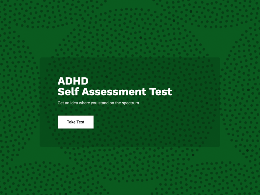 adha self assessment test.