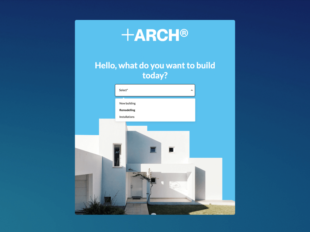 arch building survey form template.