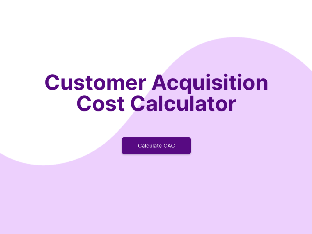 acquisition cost calculator.