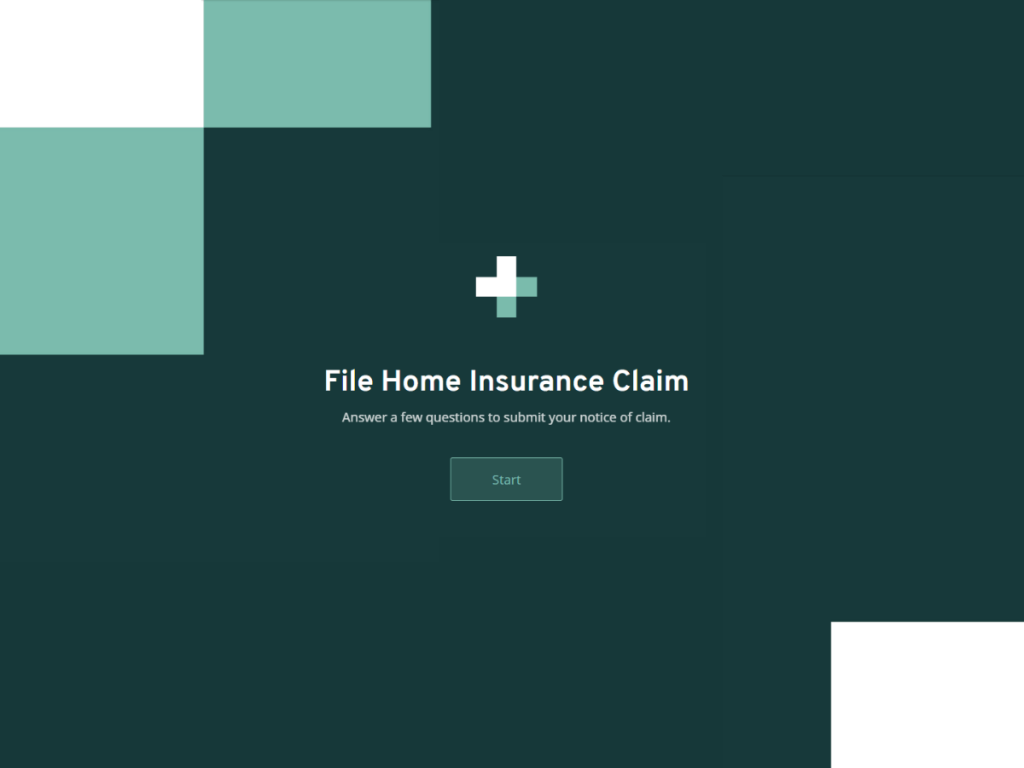home insurance claim template.
