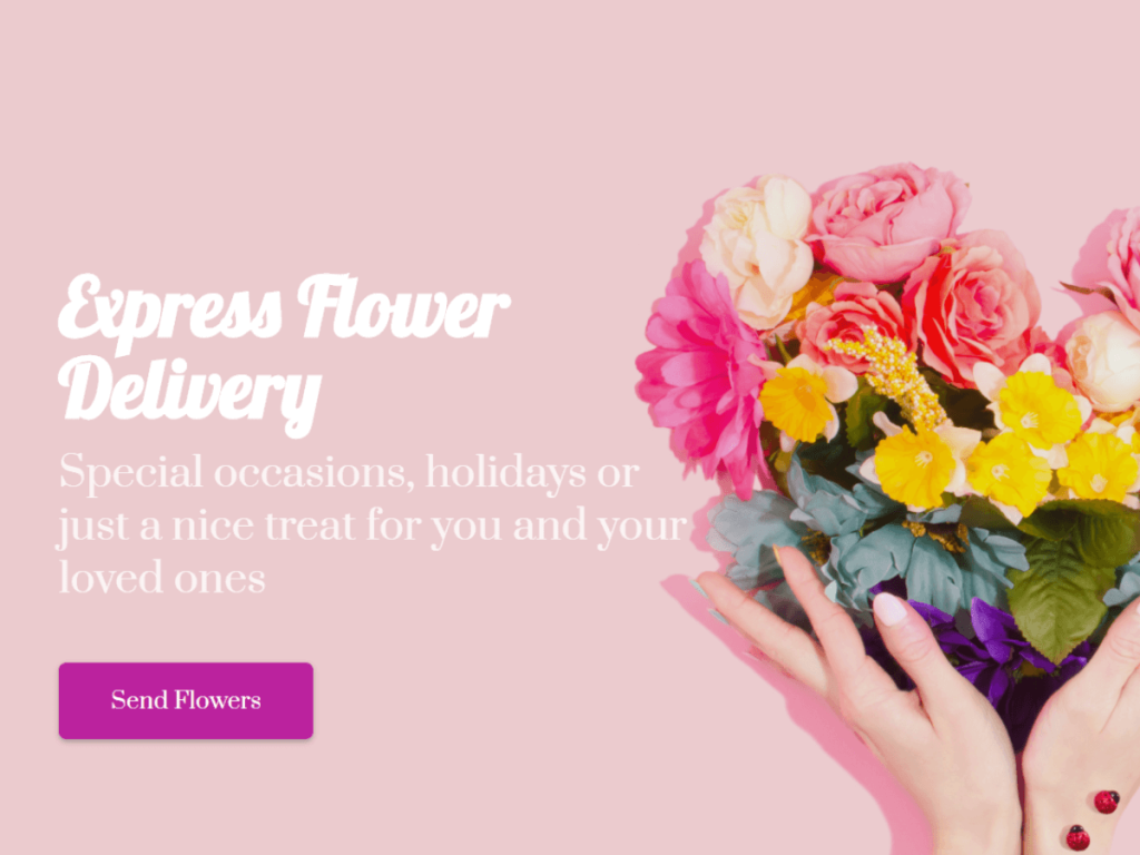 express flower delivery template.