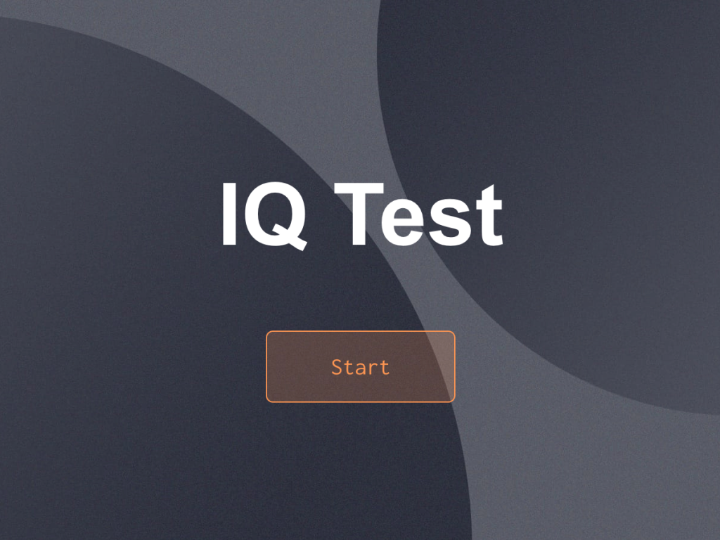 IQ test.