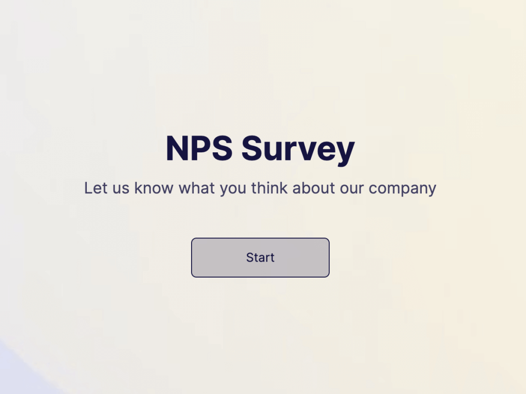 nps survey template.