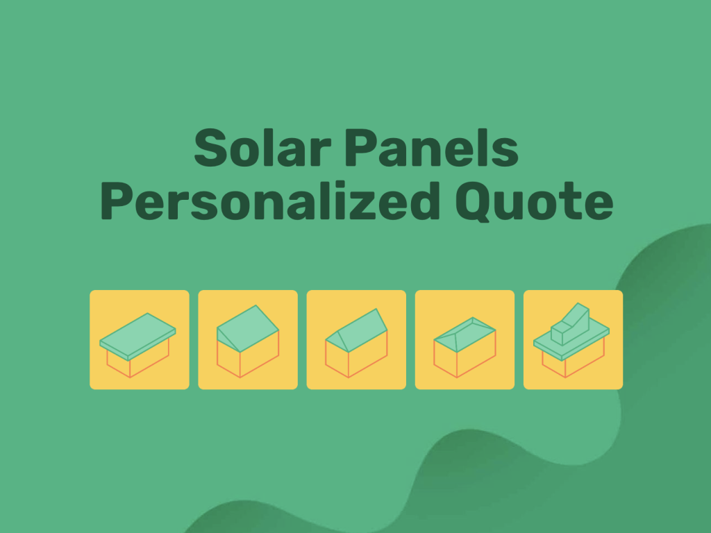 solar panel personalized quote.