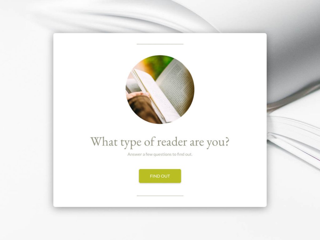 what type of reader are you template.