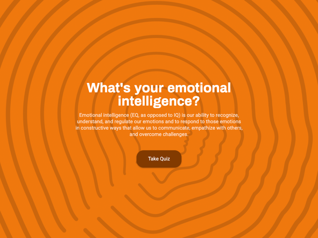 what's your emotional intelligence template.