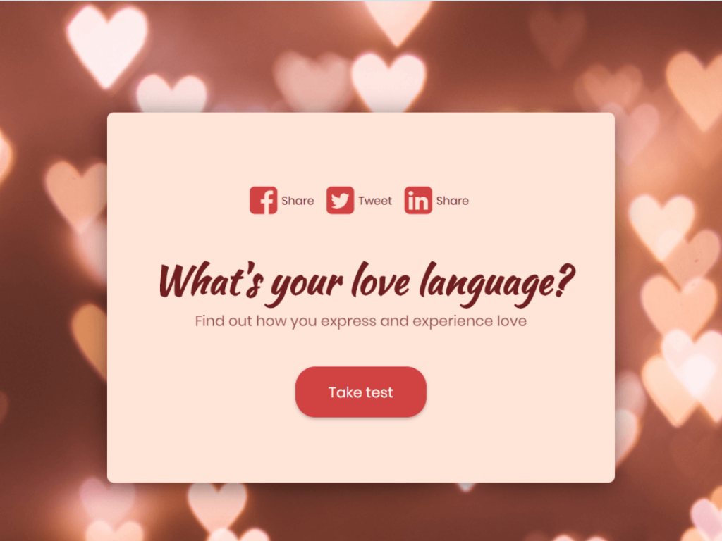 love language template.