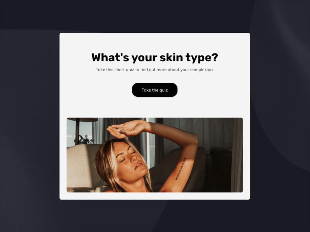 skin type template.