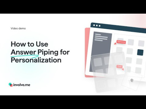 How to Use Answer Piping for Personalization